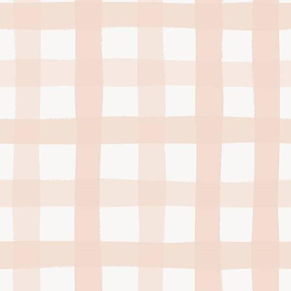 Indy Bloom Fabric Christmas Gingham in White/Blush 50 – Australian custom printed fabric pre-order | Fabric by Missy Rose