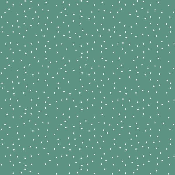 Indy Bloom Fabric Christmas Green Snow 43 – made-to-order custom fabric by the metre | Fabric by Missy Rose