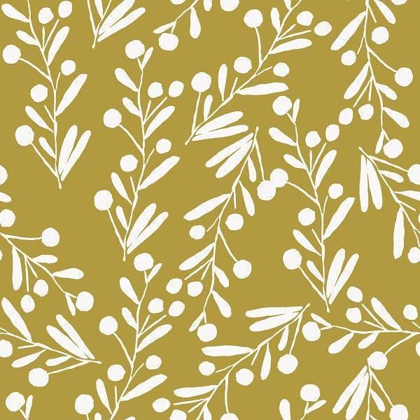 Indy Bloom Fabric Christmas Holly Berry in Evergreen 38 – custom printed pre-order fabric Australia | Fabric by Missy Rose