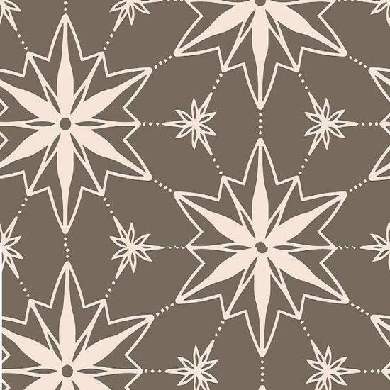 IB Christmas - Ornament stars in Cocoa 15 - Fabric by Missy Rose Pre-Order