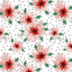 Indy Bloom Fabric - Christmas - Poinsettia Dots 04