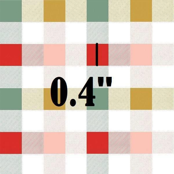 Indy Bloom Fabric Christmas Rainbow Gingham 40 – Australian custom printed fabric pre-order | Fabric by Missy Rose