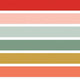Indy Bloom Fabric - Christmas - Rainbow Stripes 42