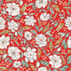Indy Bloom Fabric - Christmas - Red Blossoms 01