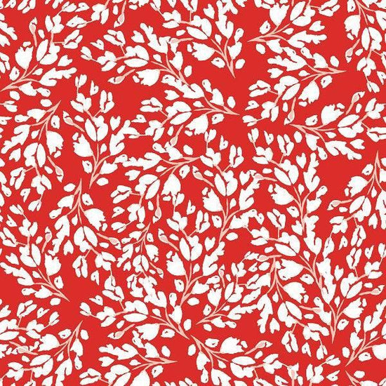 Load image into Gallery viewer, IB Christmas - Red Floral Frost 31 - Fabric by Missy Rose Pre-Order

