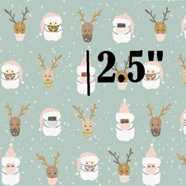 Indy Bloom Fabric Christmas Santa 11 – made-to-order custom fabric by the metre | Fabric by Missy Rose