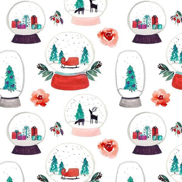 Indy Bloom Fabric Christmas Snow Globe 20 – pre-order designer fabric Australia | Fabric by Missy Rose