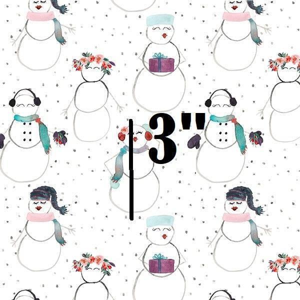 Indy Bloom Fabric Christmas Snow People 21 – made-to-order custom fabric by the metre | Fabric by Missy Rose