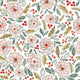 Indy Bloom Fabric - Christmas - White Blossoms 02