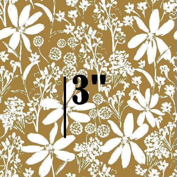 Indy Bloom Fabric Daisy Dreams Lace in Gold 02 – pre-order designer fabric Australia | Fabric by Missy Rose