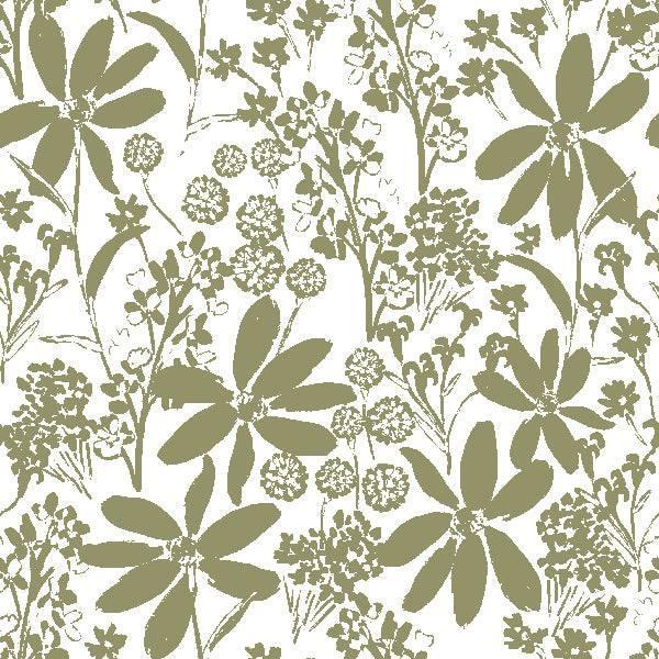 Indy Bloom Fabric Daisy Dreams Lace in Sage 04 – made-to-order custom fabric by the metre | Fabric by Missy Rose