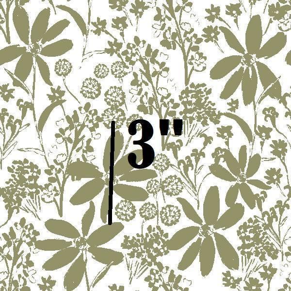 Indy Bloom Fabric Daisy Dreams Lace in Sage 04 – Australian custom printed fabric pre-order | Fabric by Missy Rose