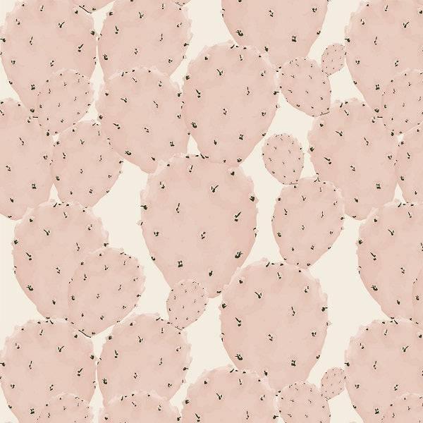 Indy Bloom Fabric Desert Rose Pink Cactus 02 – made-to-order custom fabric by the metre | Fabric by Missy Rose