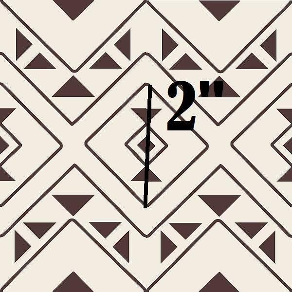 Indy Bloom Fabric Desert Rose Aztec Maroon 12 – Australian custom printed fabric pre-order | Fabric by Missy Rose
