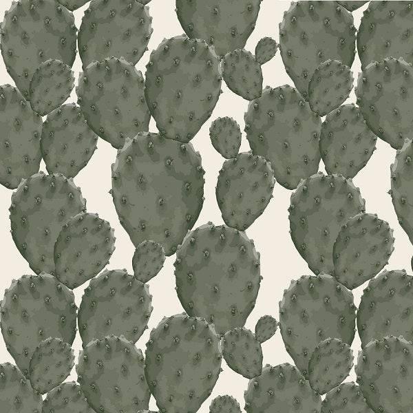 Indy Bloom Fabric Desert Rose Cactus Green 03 – premium custom printed fabric for sewing | Fabric by Missy Rose