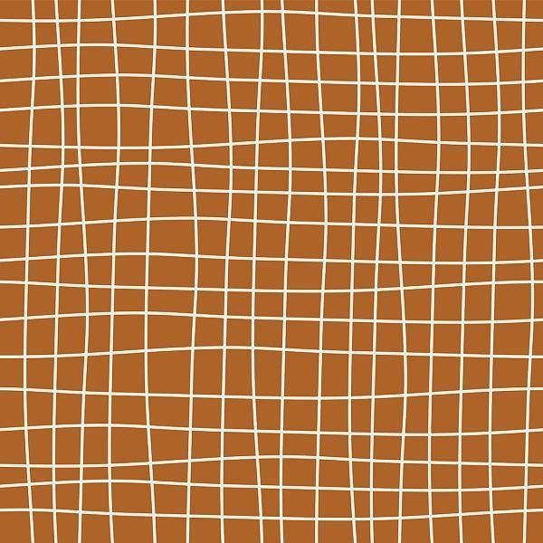 Indy Bloom Fabric Desert Rose Grid Copper 13 – premium custom printed fabric for sewing | Fabric by Missy Rose