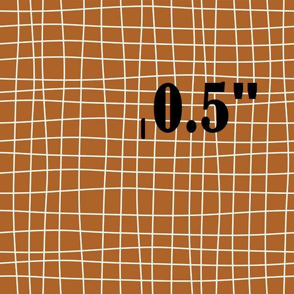 Indy Bloom Fabric Desert Rose Grid Copper 13 – pre-order designer fabric Australia | Fabric by Missy Rose
