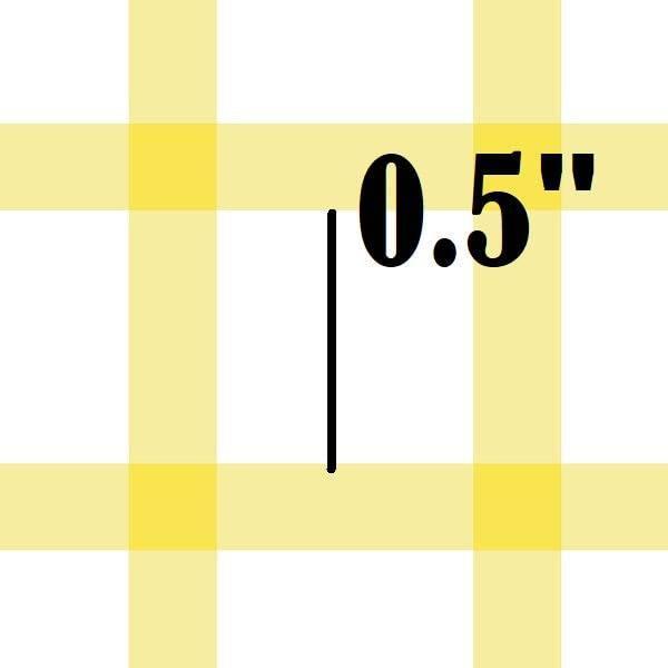 Indy Bloom Fabric Dragonfly Dreams Yellow Gingham 07 – premium custom printed fabric for sewing | Fabric by Missy Rose