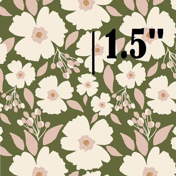 Indy Bloom Fabric Easter Party Blossoms Olive 12 – pre-order designer fabric Australia | Fabric by Missy Rose