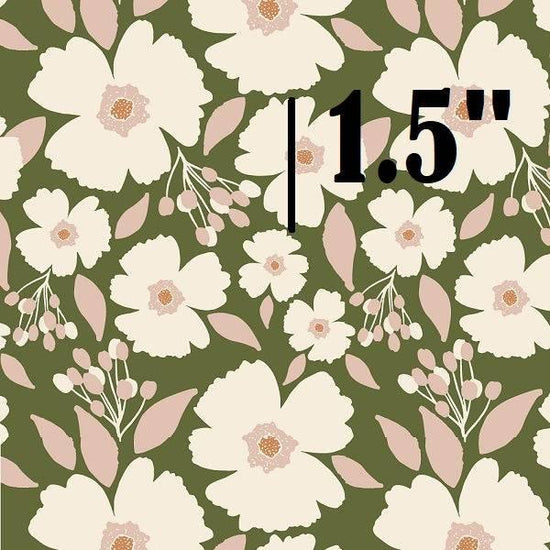 IB Easter Party - Blossoms Olive 12 - Fabric by Missy Rose Pre-Order