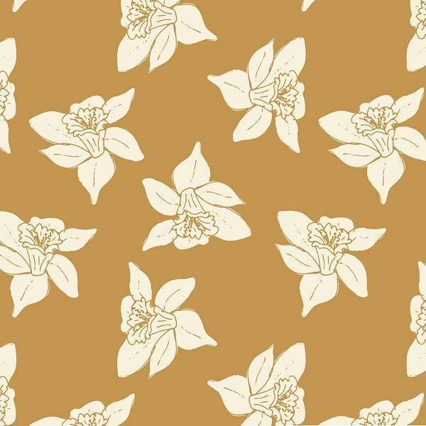 Indy Bloom Fabric Easter Party Daffodil 20 – custom printed pre-order fabric Australia | Fabric by Missy Rose