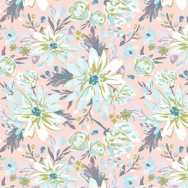 Indy Bloom Fabric Easter Party Pink 01 – Australian custom printed fabric pre-order | Fabric by Missy Rose