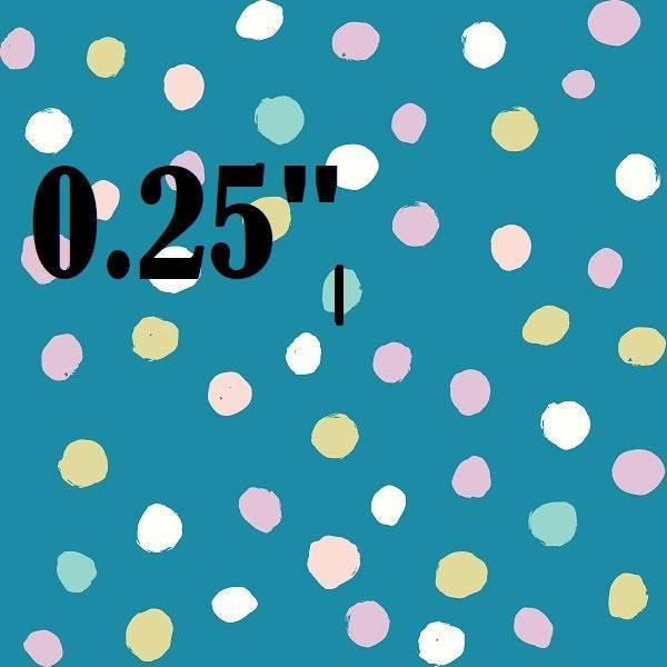 Indy Bloom Fabric Easter Party Polka Blue 07 – pre-order designer fabric Australia | Fabric by Missy Rose
