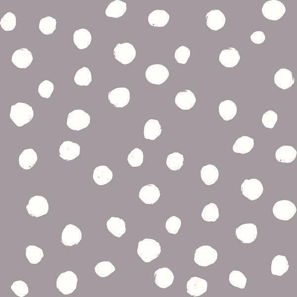 Indy Bloom Fabric Easter Party Polka Purple 06 – made-to-order custom fabric by the metre | Fabric by Missy Rose