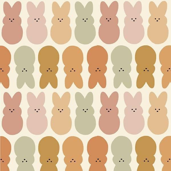 Indy Bloom Fabric Easter Party Rainbow Bunny 10 – custom printed pre-order fabric Australia | Fabric by Missy Rose