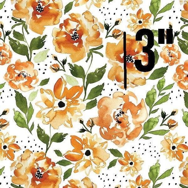 Indy Bloom Fabric Fall Halloween Floral 02 – premium custom printed fabric for sewing | Fabric by Missy Rose