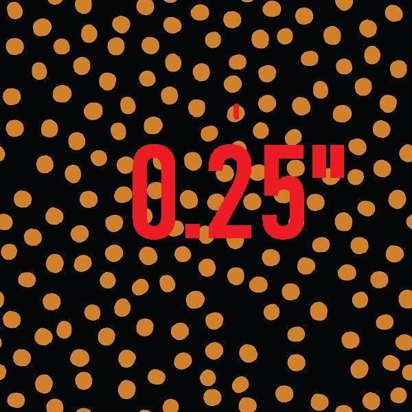 Indy Bloom Fabric Fall Pumpkin Dot 30 – premium custom printed fabric for sewing | Fabric by Missy Rose