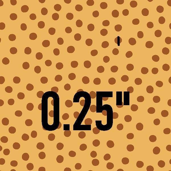 Indy Bloom Fabric Fall Pumpkin Latte Polka 29 – Australian custom printed fabric pre-order | Fabric by Missy Rose