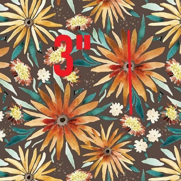Indy Bloom Fabric Fall Sunflower Brown 10 – Australian custom printed fabric pre-order | Fabric by Missy Rose