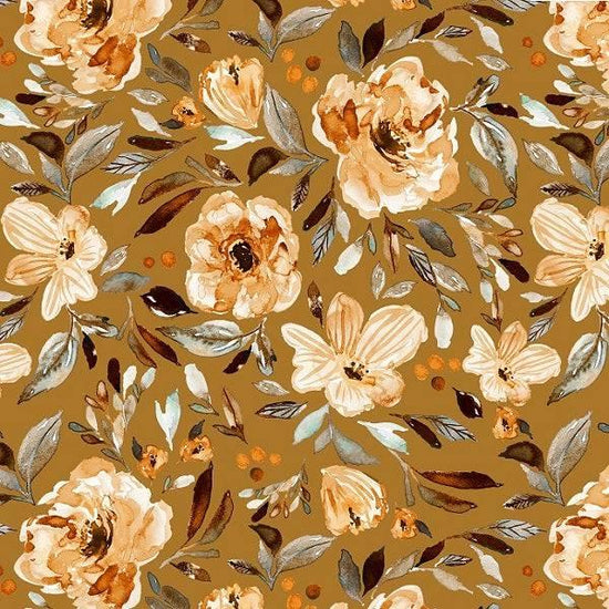 IB Fall - Sweet Pea Garden Golden 13 - Fabric by Missy Rose Pre-Order