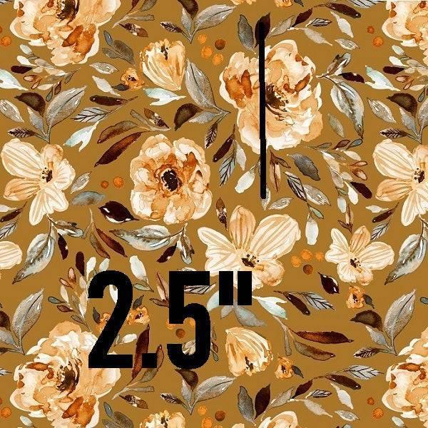 Indy Bloom Fabric Fall Sweet Pea Garden Golden 13 – made-to-order custom fabric by the metre | Fabric by Missy Rose