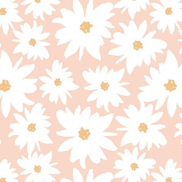 Indy Bloom Fabric Farmhouse Daisy in Pink 11 – custom printed pre-order fabric Australia | Fabric by Missy Rose