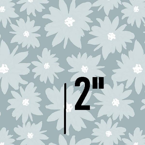 Indy Bloom Fabric Farmhouse Jean Blue Daisy 12 – premium custom printed fabric for sewing | Fabric by Missy Rose