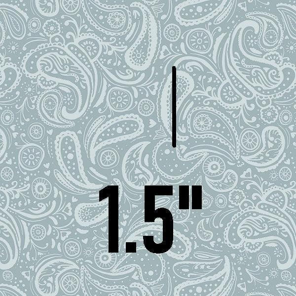 Indy Bloom Fabric Farmhouse Jean Blue Paisley 09 – premium custom printed fabric for sewing | Fabric by Missy Rose
