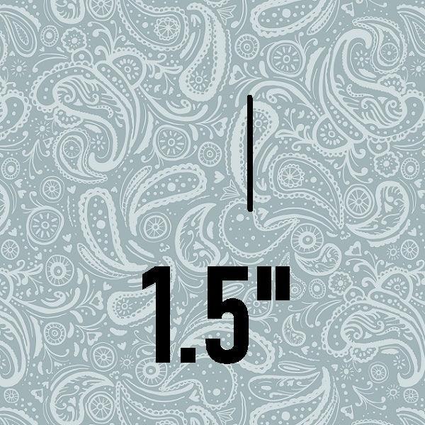 Indy Bloom Fabric Farmhouse Jean Blue Paisley 09 – premium custom printed fabric for sewing | Fabric by Missy Rose