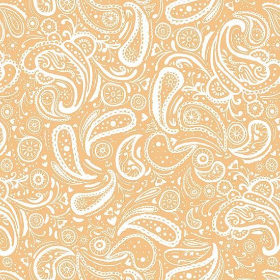 Indy Bloom Fabric - Farmhouse - Paisley in Daffodil 08 - Fabric by Missy Rose Pre-Order