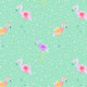 Indy Bloom Fabric - Flamingo Summer - Green 03
