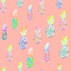 Indy Bloom Fabric - Flamingo Summer - Pineapple Party Salmon 05