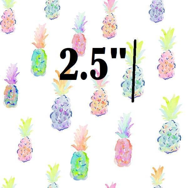 Indy Bloom Fabric Flamingo Summer Pineapple Party White 06 – premium custom printed fabric for sewing | Fabric by Missy Rose