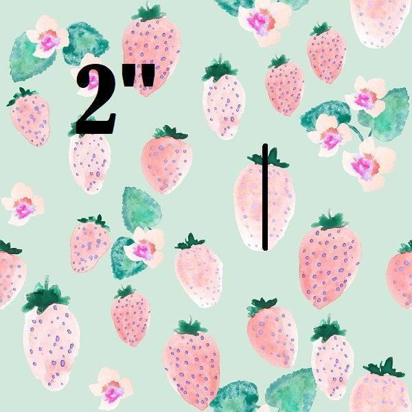 Indy Bloom Fabric Flamingo Summer Strawberry Mint 13 – custom printed pre-order fabric Australia | Fabric by Missy Rose