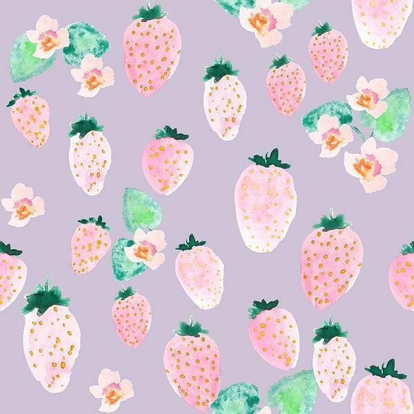 Indy Bloom Fabric Flamingo Summer Strawberry Plum 14 – premium custom printed fabric for sewing | Fabric by Missy Rose