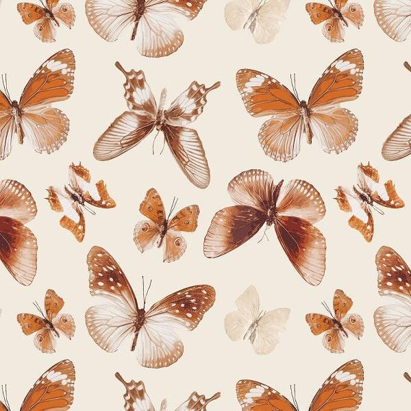 Indy Bloom Fabric Flower Child Boho Butterflies 01 – Australian custom printed fabric pre-order | Fabric by Missy Rose