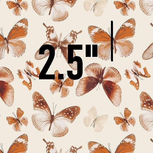 Indy Bloom Fabric Flower Child Boho Butterflies 01 – premium custom printed fabric for sewing | Fabric by Missy Rose