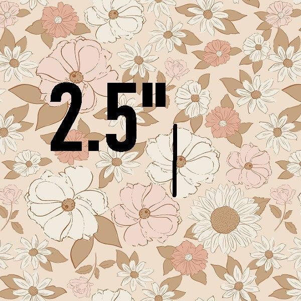Indy Bloom Fabric Flower Child Blush Boho 03 – custom printed pre-order fabric Australia | Fabric by Missy Rose