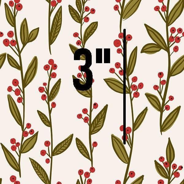 Indy Bloom Fabric Frosty and Bright Holly Branches 03 – custom printed pre-order fabric Australia | Fabric by Missy Rose