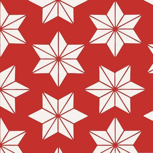 Indy Bloom Fabric Frosty and Bright Stars Cinnamon 08 – pre-order designer fabric Australia | Fabric by Missy Rose